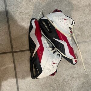 Jordan Kids Sneakers - White, Red, Black